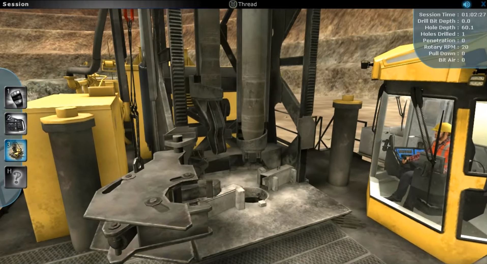 Mining Equipment, Blasthole Drill Training Simulator Training