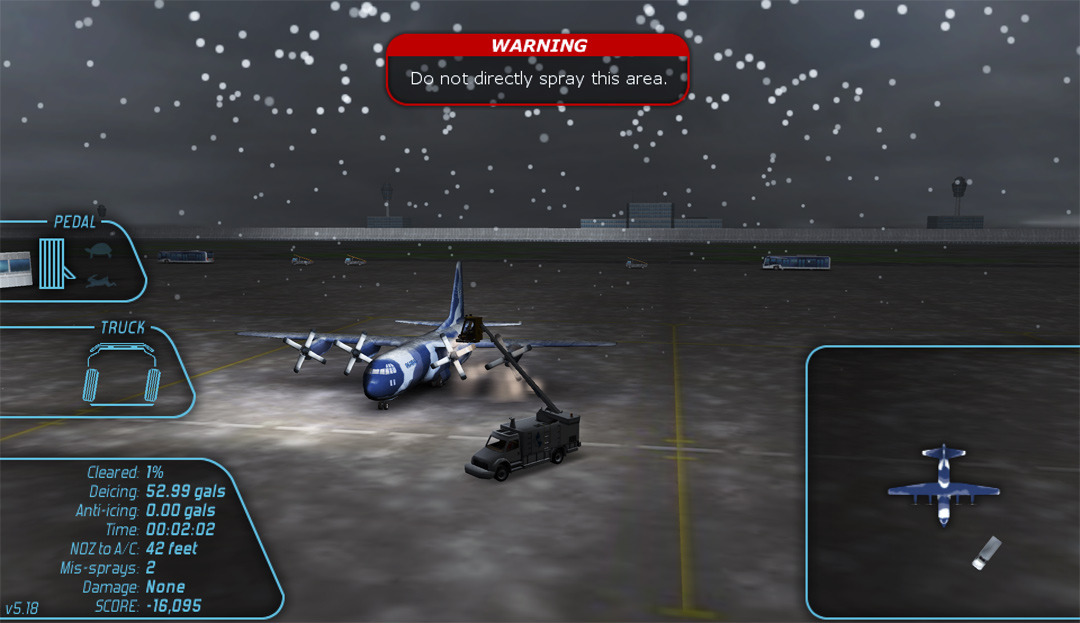 Aircraft Deicing Training Simulator