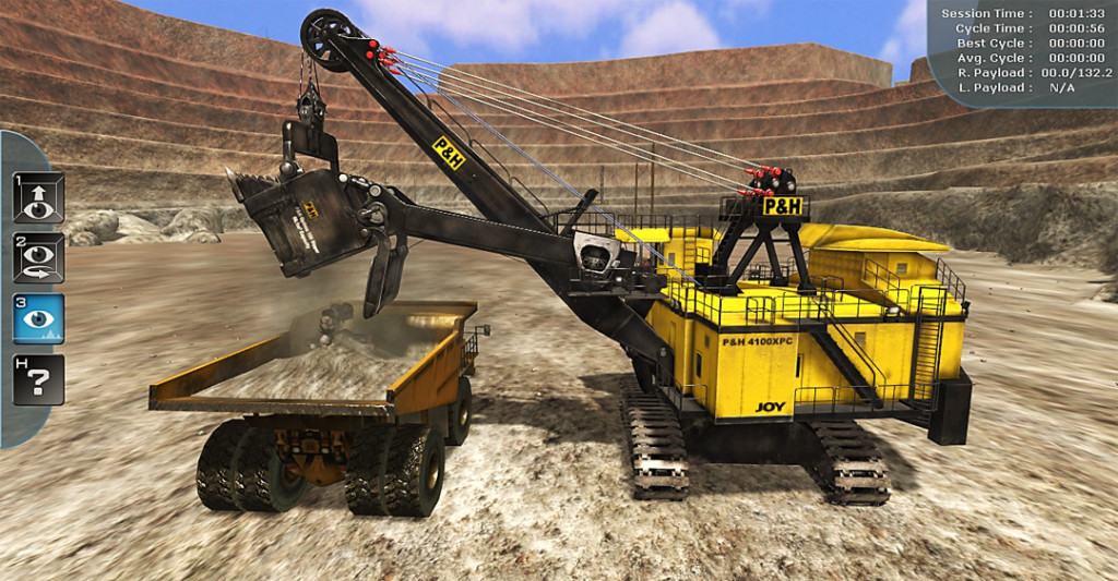 Rope Shovel Training Simulator