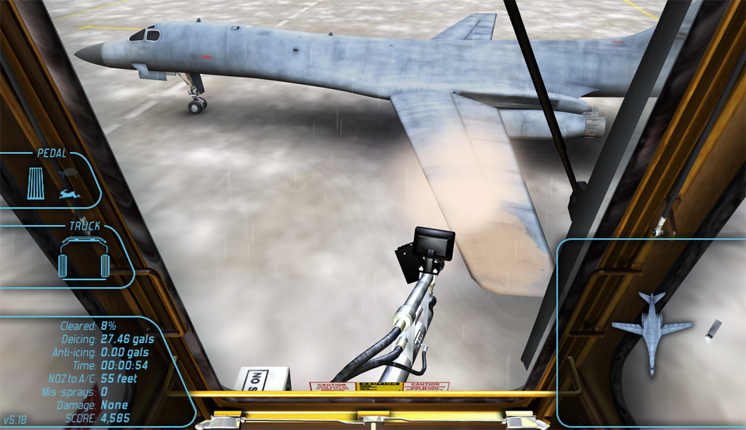 Aircraft Deicing Training Simulator