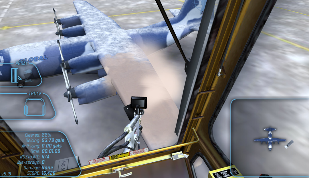 Aircraft Deicing Training Simulation