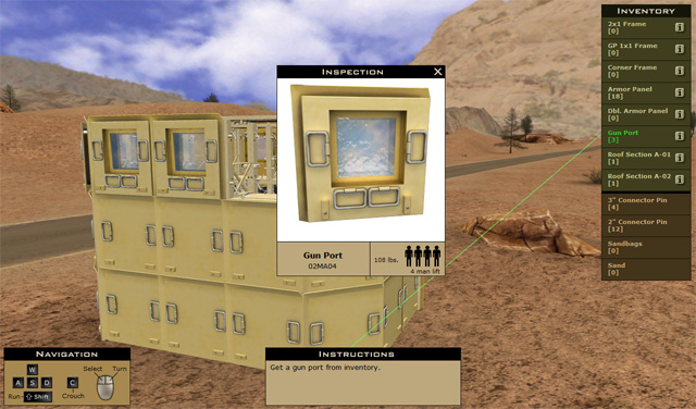 Gun ports provide full protection and situational awareness until the need to fire arises.