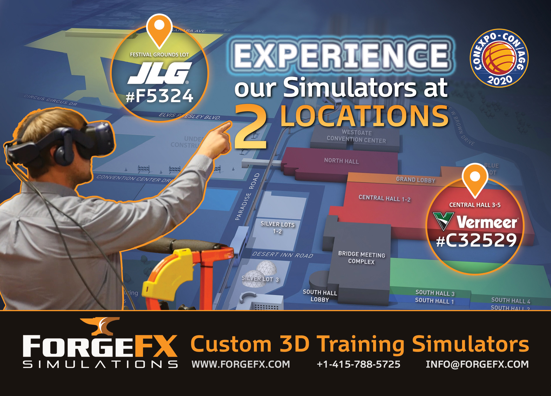 ForgeFX Simulations at CONEXPO-CON/AGG 2020