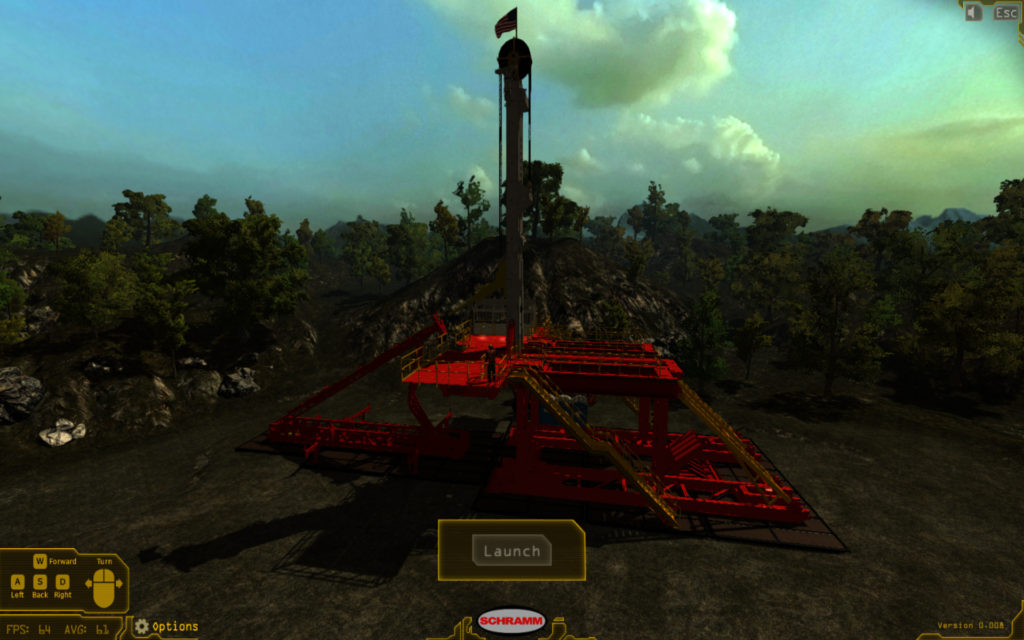 Hydraulic Drill Training Simulator Simulations