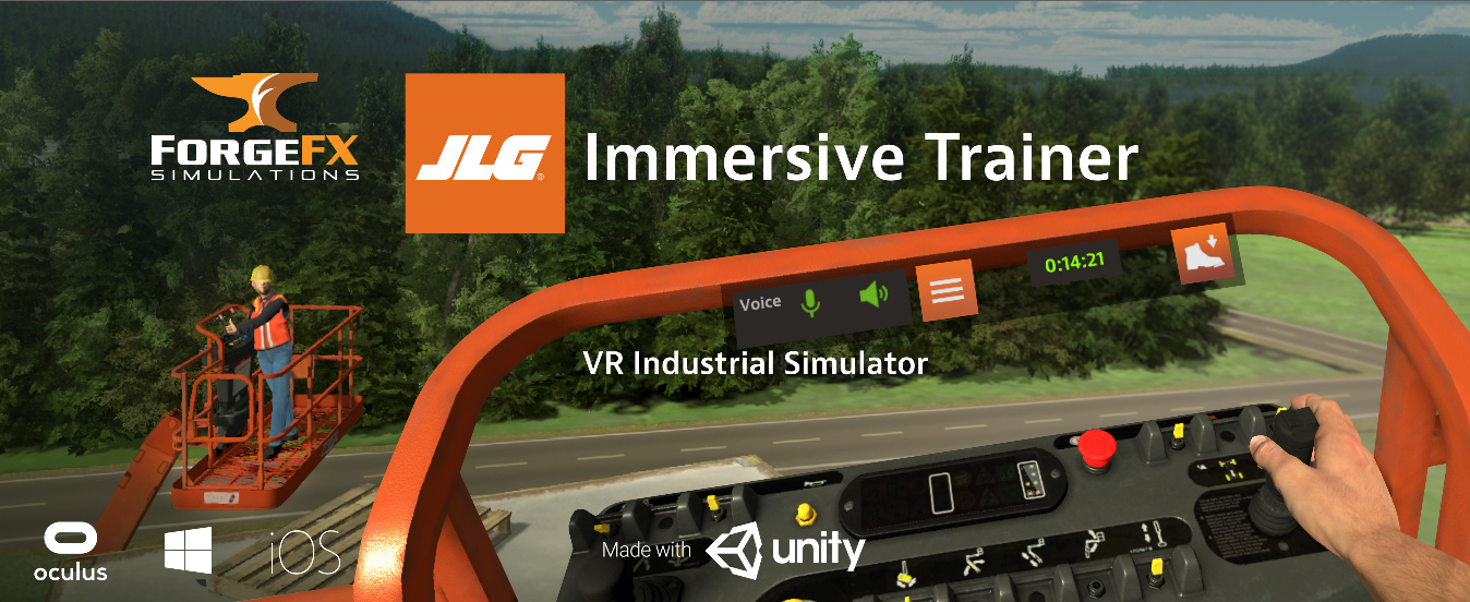 JLG Immersive Trainer by ForgeFX at Unity Vision Summit