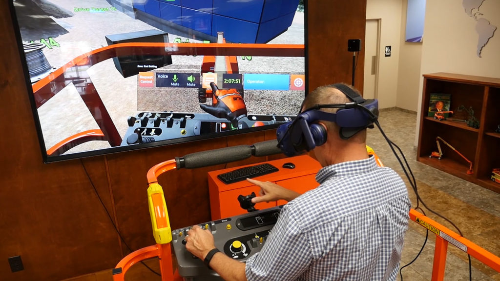 JLG Industries Access Equipment Simulator by ForgeFX Training Simulations ForgeFX Training 