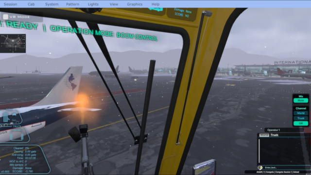 Global Ground Support Aircraft De-Icing Simulator by ForgeFX Simulations