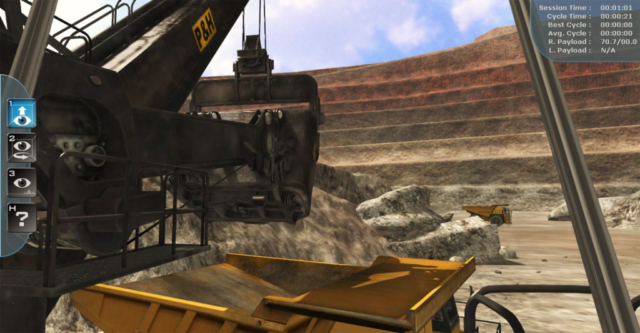 Komatsu P&H Mining 4100XPC Electric Rope Shovel Training Simulator by ForgeFX Simulations