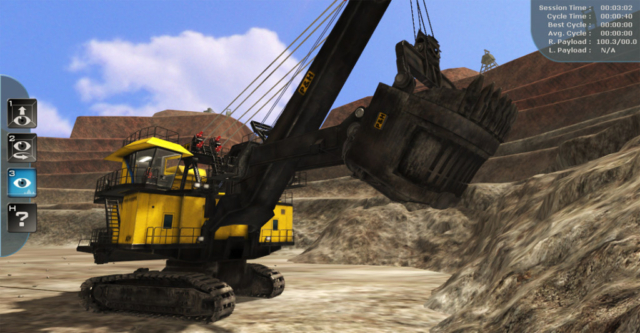 Komatsu P&H Mining Electric Rope Shovel Training Simulator