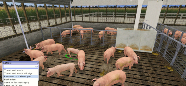 Virtual Pork Production Simulation-Based Training