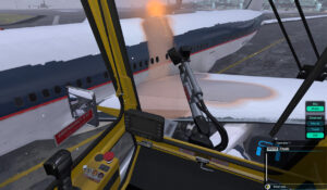 Aircraft Deicing Operator Virtual Reality Training Simulator