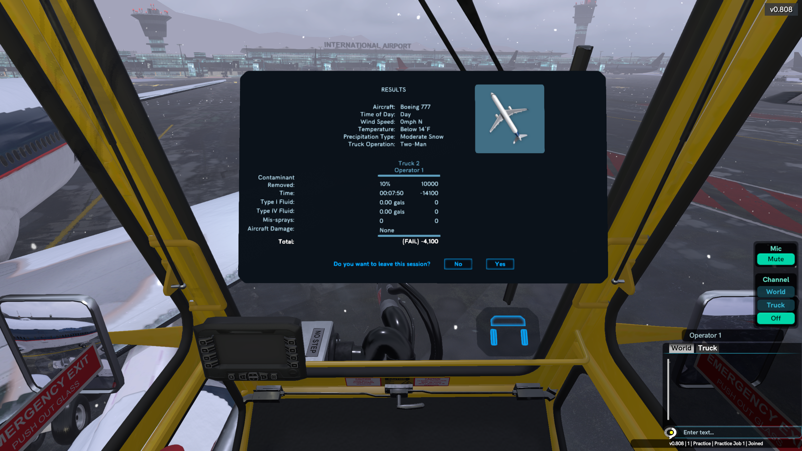 Global Ground Support Aircraft De-Icing Simulator by ForgeFX Simulations
