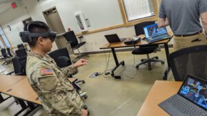 Augmented Reality Device Training Simulator for CBRN Detection