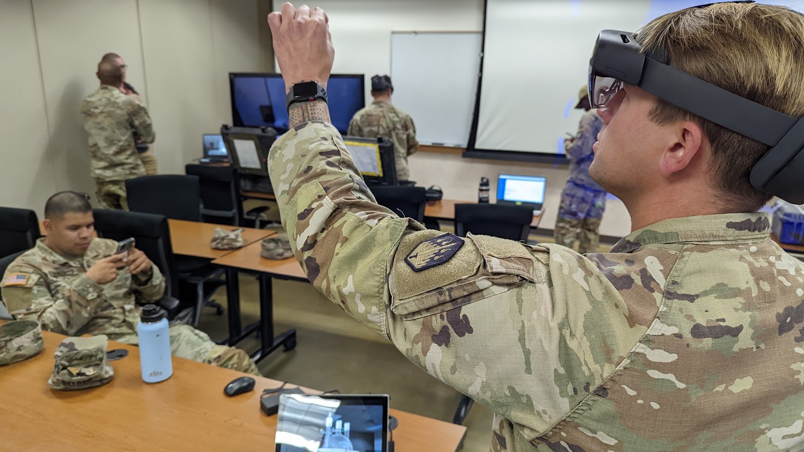 Augmented Reality Device Training Simulator