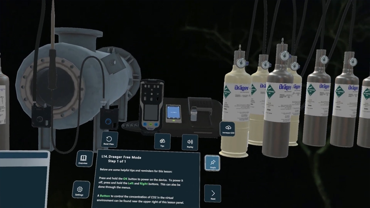 CBRND HoloTrainer Enhanced Warfighter Augmented Trainer, Draeger Augmented Reality Training Simulator Developed by ForgeFX Simulations and SciTech Services for JPEO-CBRN