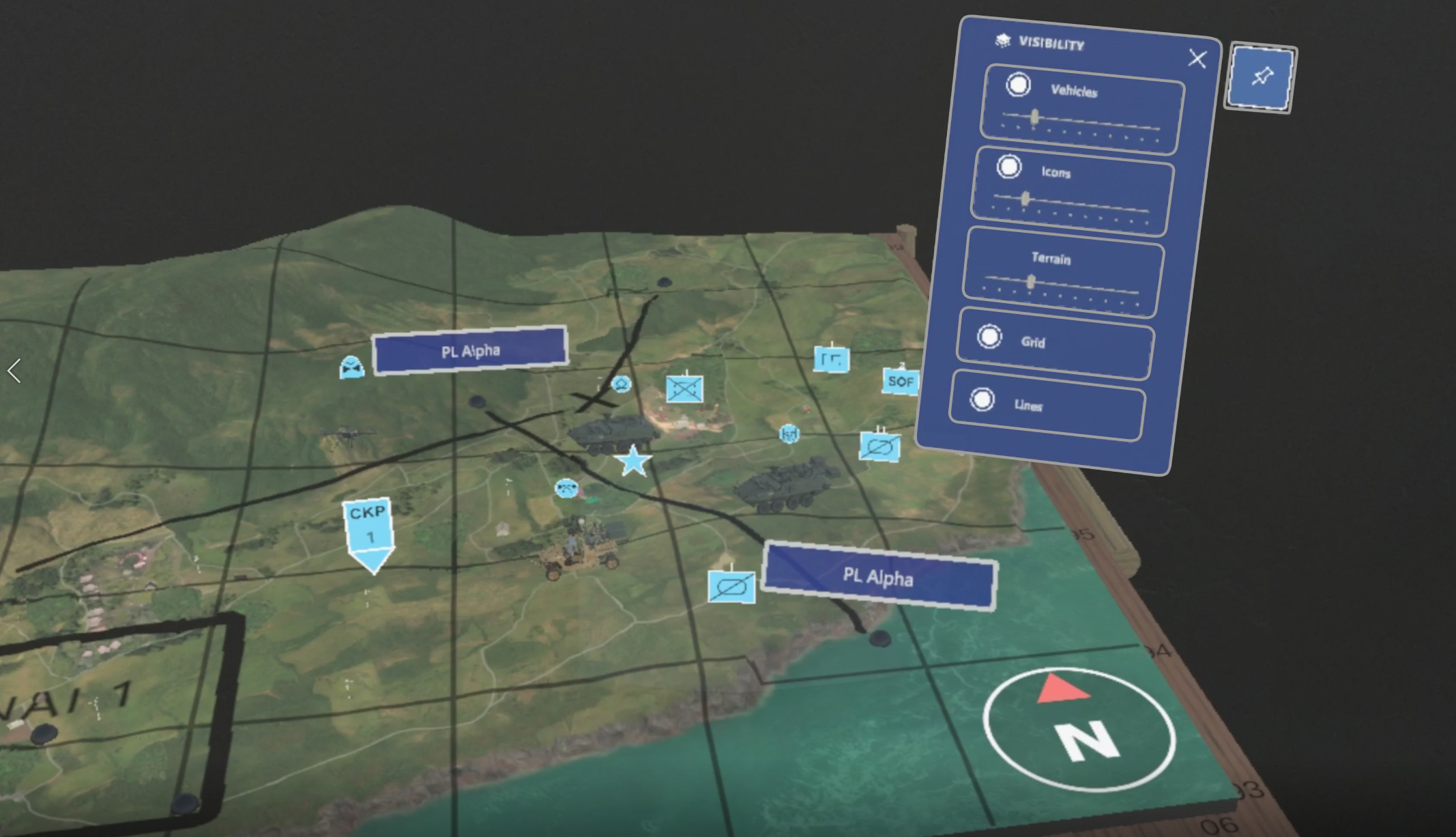 Checkpoint Augmented Reality Tabletop Mission Planner