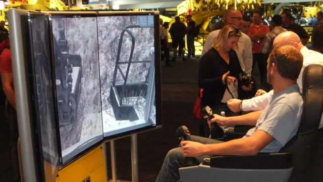 Komatsu P&H Mining Electric Rope Shovel Simulator by ForgeFX Simulations at MinExpo