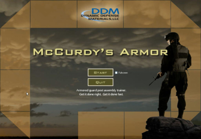 Dynamic Defense Materials, McCurdys Armor, by ForgeFX Simulations