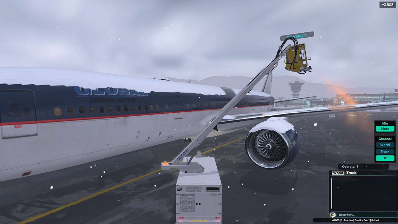 ForgeFX Simulations Aircraft Deicing Training Simulator