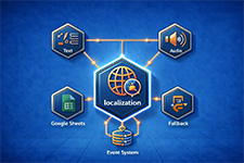 ForgeSim.Core includes a comprehensive localization framework that supports multi-language training simulations. The system integrates with Google Sheets for translation management, enabling teams to efficiently manage and update translations across multiple languages. This ensures training content can be deployed globally while maintaining consistency and quality.