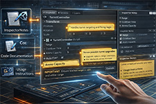 ForgeFX Simulations ForgeSIM Developer Tools, Inspector Notes