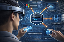 ForgeFX Simulations, ForgeSIM.MRTK, Full support for Microsoft HoloLens devices enables deployment of ForgeSim training simulations on enterprise mixed reality hardware. This includes optimization for HoloLens display capabilities, performance tuning for spatial computing workloads, and support for HoloLens-specific features like eye tracking and spatial audio.