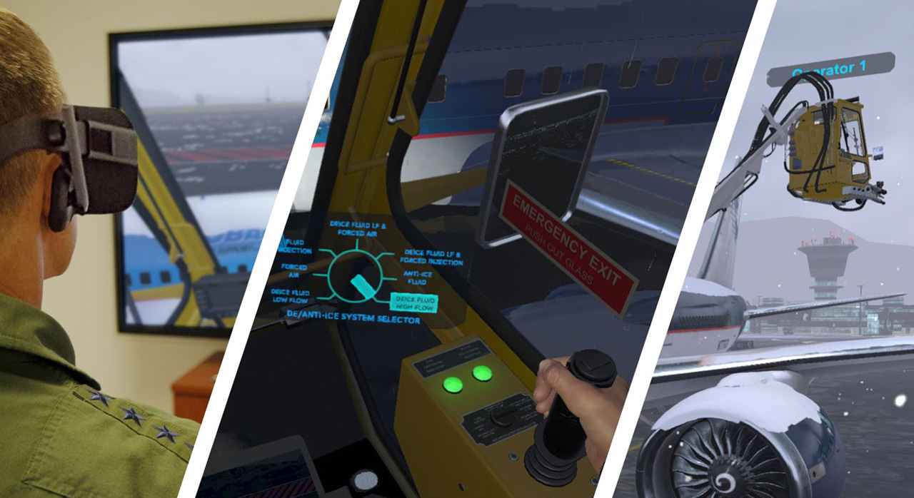 ForgeFX Simulations Custom Developed Aircraft Deicing Simulator