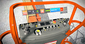 JLG 1850SJ Ultra Boom Lift Training Simulator