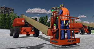 JLG 800S Boom Lift Training Simulator