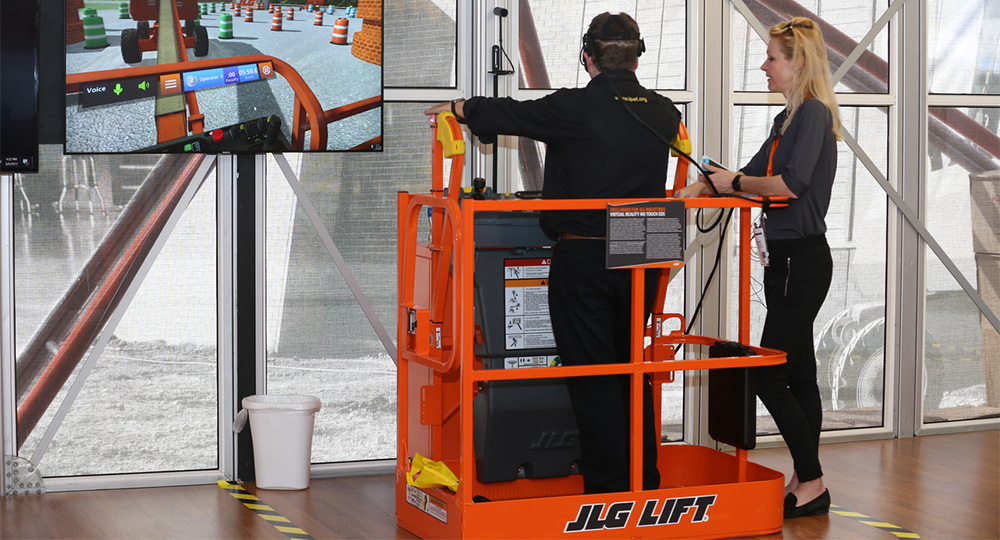 JLG Equipment Operator Training Simulator ConExpo