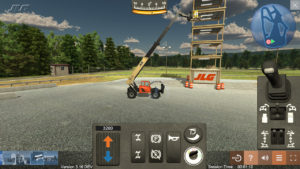 JLG Industries Telehandler Training Simulator by ForgeFX Simulations