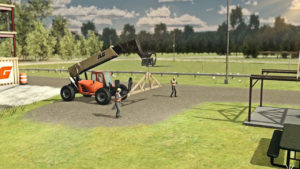 JLG Industries Telehandler Training Simulator by ForgeFX Simulations