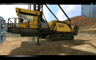 Komatsu 320XPC Drill Operator Training Simulator by ForgeFX Simulations
