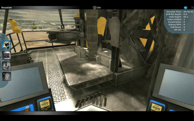 Komatsu Blasthole Drill Training Simulator