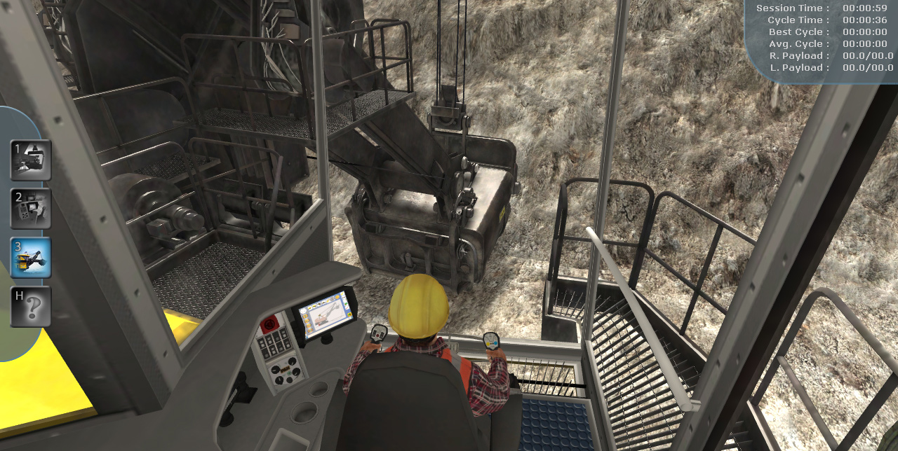 Komatsu Mining Shovel Training Simulator
