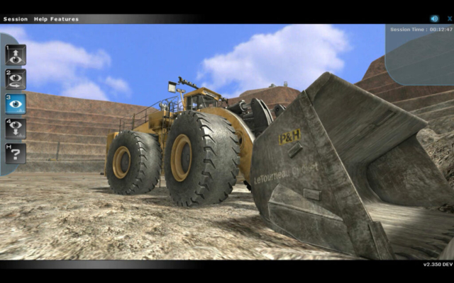 Komatsu Joy Global PH Mining LeTourneau Training Simulator