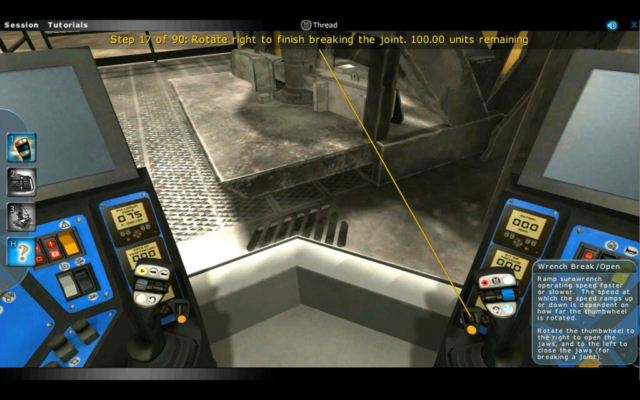 Komatsu Mining Equipment Controls Familiarization Training Simulator