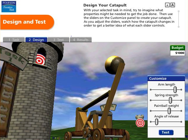 Pearson Education Virtual Science Experiments by ForgeFX Simulations, Design and Test Simulator