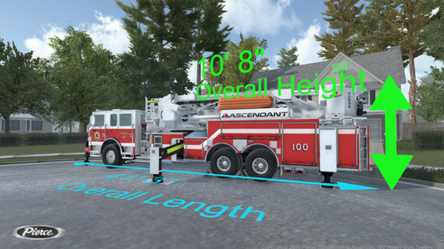 Pierce Fire Truck Simulator HUD Overlays