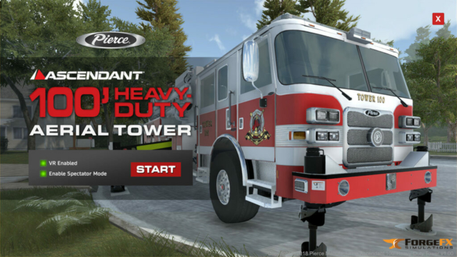 Pierce Manufacturing Fire Truck Simulator by ForgeFX Simulations
