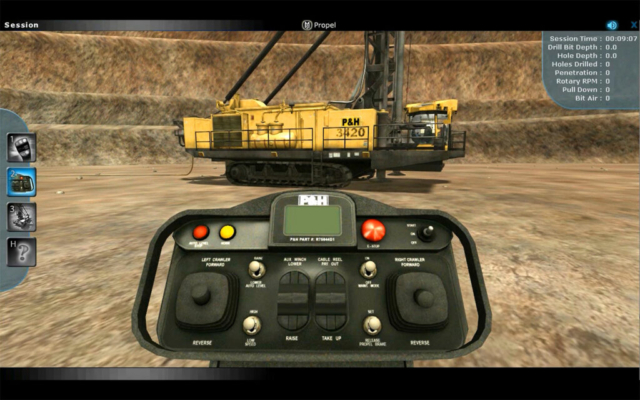 Remote Operation Training Simulation for Blasthole Drill Operators