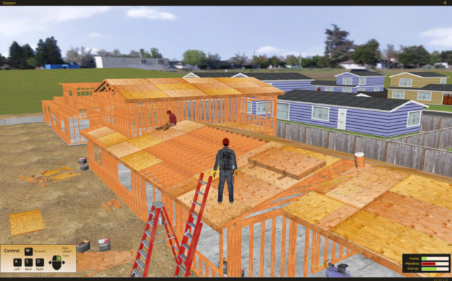 California State Compensation Insurance Fund Construction Ladder Safety Training Simulation Software