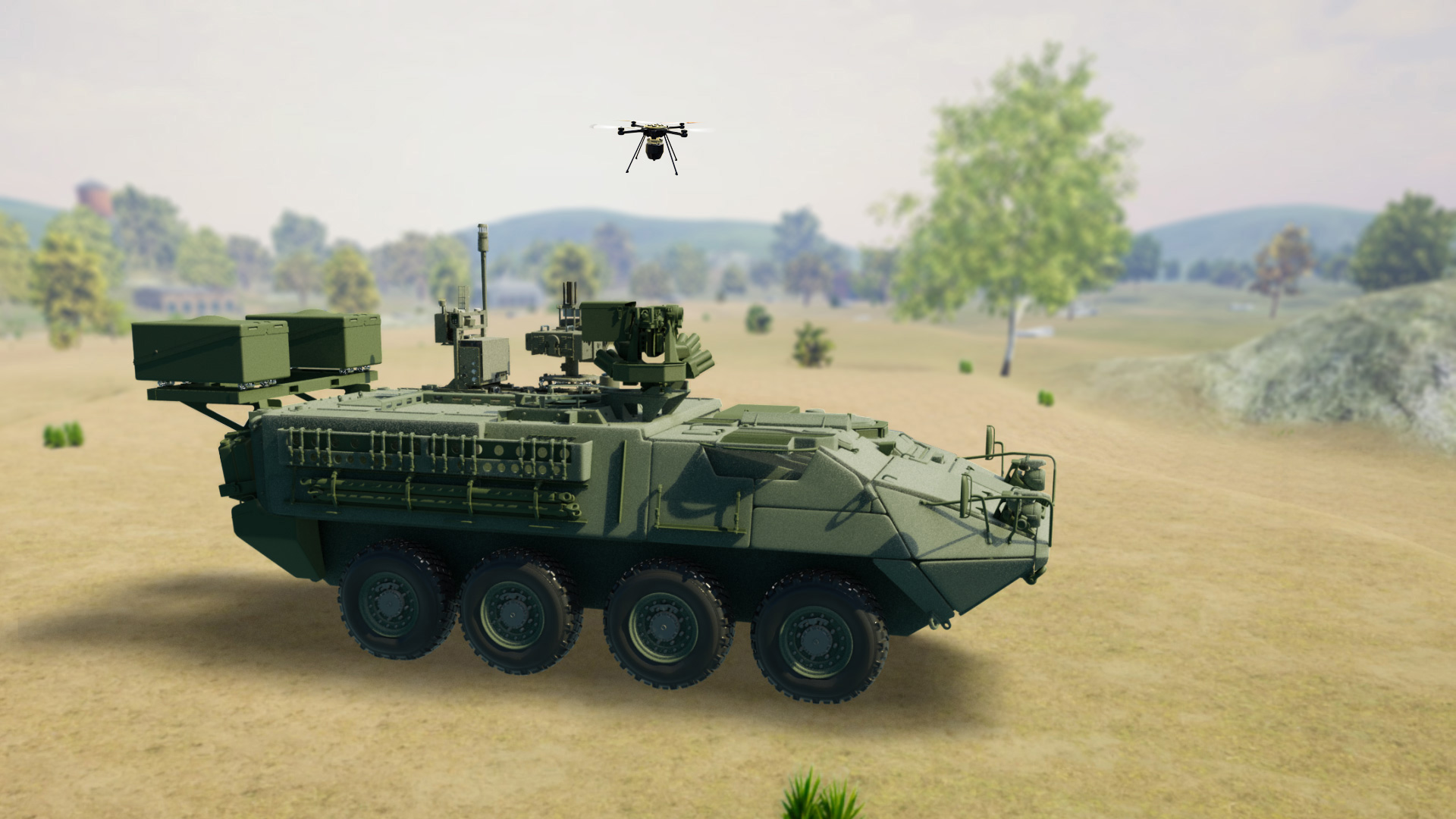 Nuclear, Biological, Chemical Reconnaissance Vehicle (NBCRV) and Unmanned Aircraft System Operator Training Simulator, by ForgeFX Simulations
