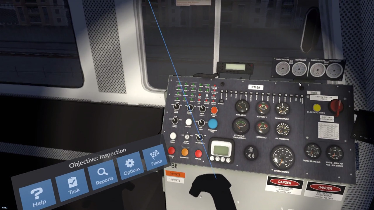 WMATA rapid transit system operator training simulator by ForgeFX